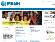 Tablet Screenshot of globalmentalhealth.org